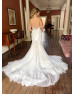 Elysee Diana fishtail gown. Size 8