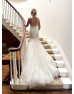 Elysee Diana fishtail gown. Size 8