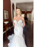 Elysee Diana fishtail gown. Size 8