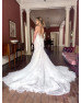 Elysee Diana fishtail gown. Size 8