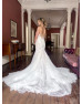 Elysee Diana fishtail gown. Size 8