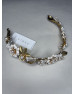 Perla ivory and gold floral headpiece 