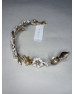Perla ivory and gold floral headpiece 