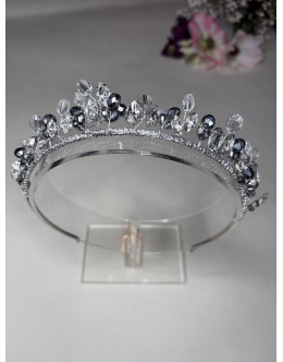 Diamante and crystal embellished tiara headband Diamante and crystal embellished tiara headband