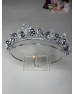 Diamante and crystal embellished tiara headband 