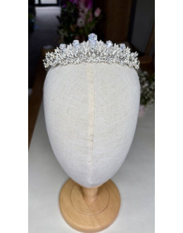 Tiara headpiece with teardrop embellishments Tiara headpiece with teardrop embellishments