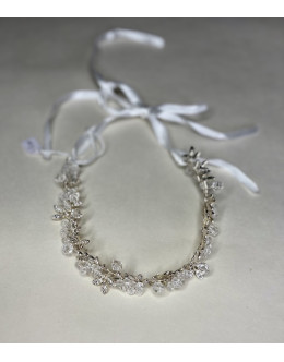Silver crystal and diamante hair vine Silver crystal and diamante hair vine