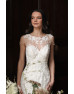 Maggie Sottero beaded neckline. Size 8 Maggie Sottero beaded neckline. Size 8