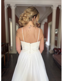 Stella York ivory simple gown Stella York ivory simple gown