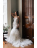 Elysee Raphaelle ruffled wedding gown. Size 8 Elysee Raphaelle ruffled wedding gown. Size 8