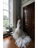 Elysee Raphaelle ruffled wedding gown. Size 8 Elysee Raphaelle ruffled wedding gown. Size 8
