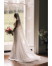 Chapel veil with Ivory dots 