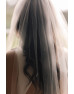 Fingertip length Ivory veil with diamanté