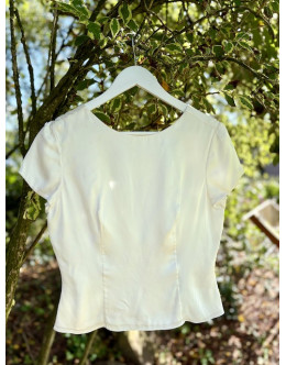 Bowen Dryden silk bridal top Bowen Dryden silk bridal top
