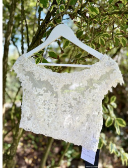 Justin Alexander Bridal cover up top Justin Alexander Bridal cover up top